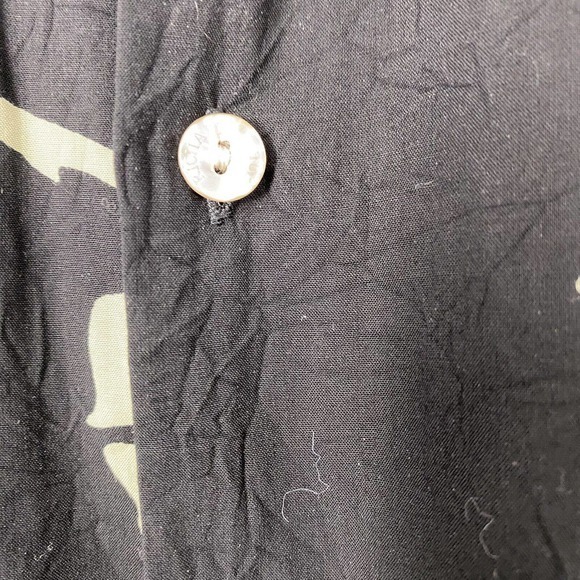 TORI RICHARD Men’s XL Hawaiian Shirt Palm Leaf Print Short Sleeve Button Up - Picture 5 of 6